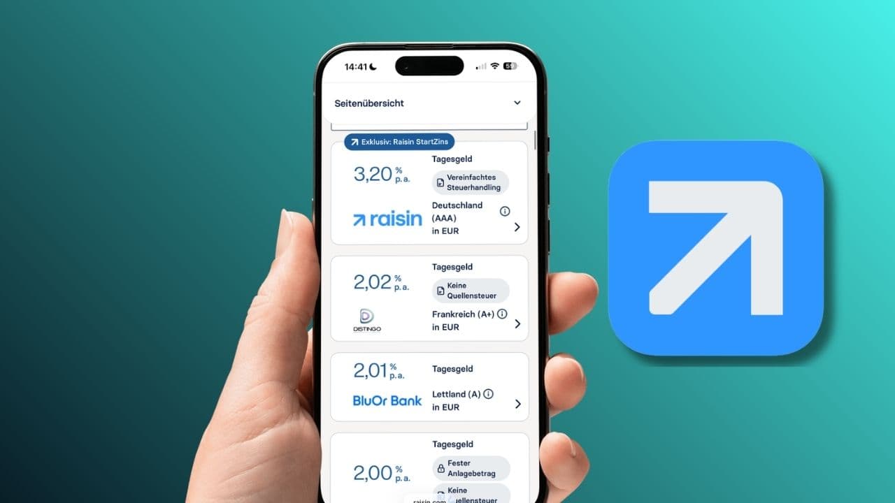 Raisin Erfahrungen 2026 - Tagesgeld und Festgeld Zinsplattform im Test