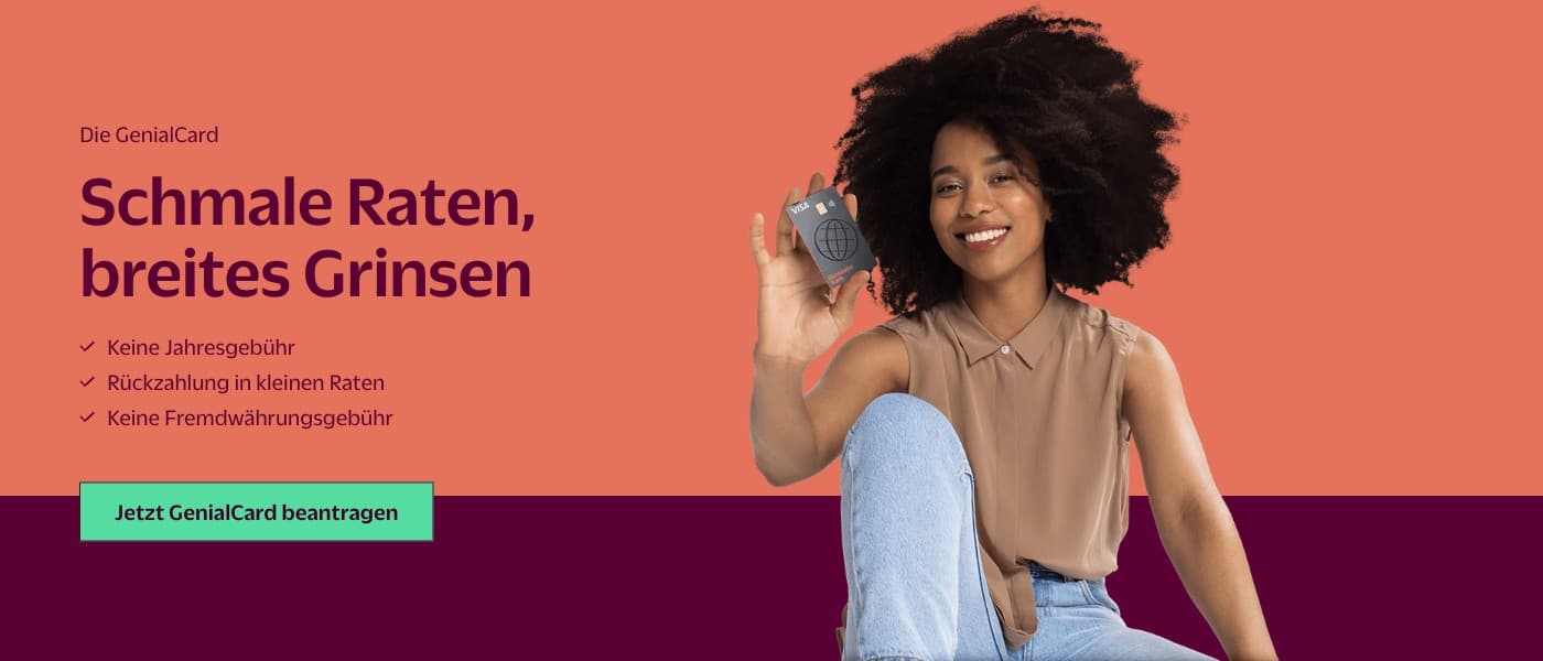 Hanseatic Bank GenialCard Visa Kreditkarte mit Model