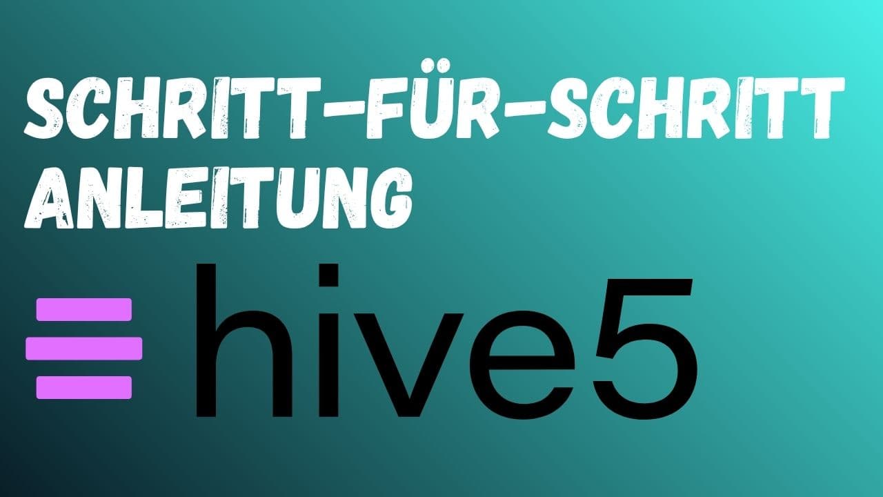 Hive5 Anmeldung: Schritt für Schritt