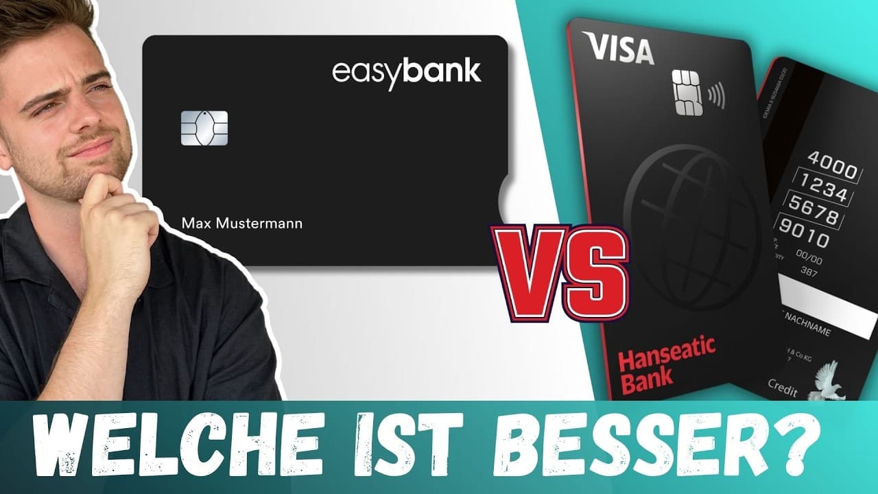 easybank Visa vs Hanseatic GenialCard Kreditkarten Vergleich 2026