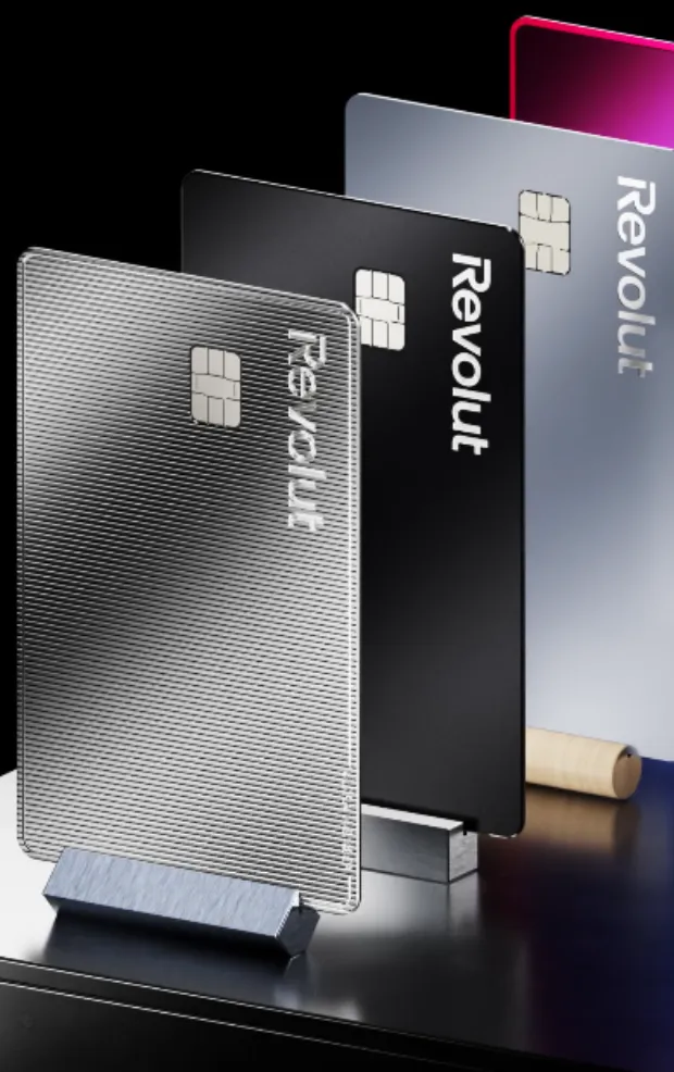 Revolut Karten im Überblick, kostenloses Standard-Konto mit Multi-Währungs-Karte