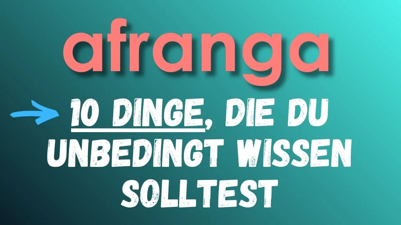 Afranga Cover: 10 Dinge, die du vor dem Investieren wissen musst