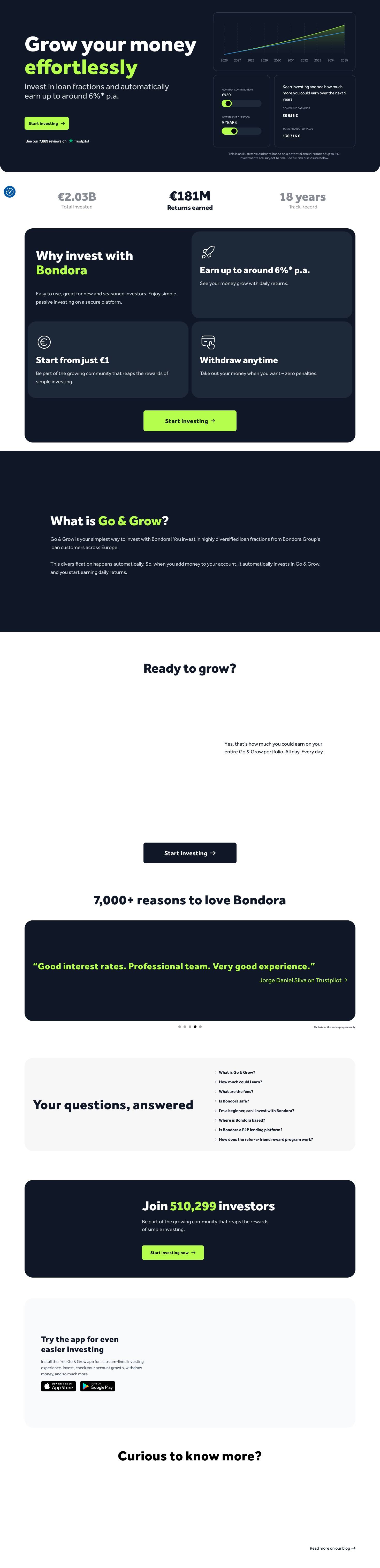 Bondora Go & Grow Erfahrungen 2026