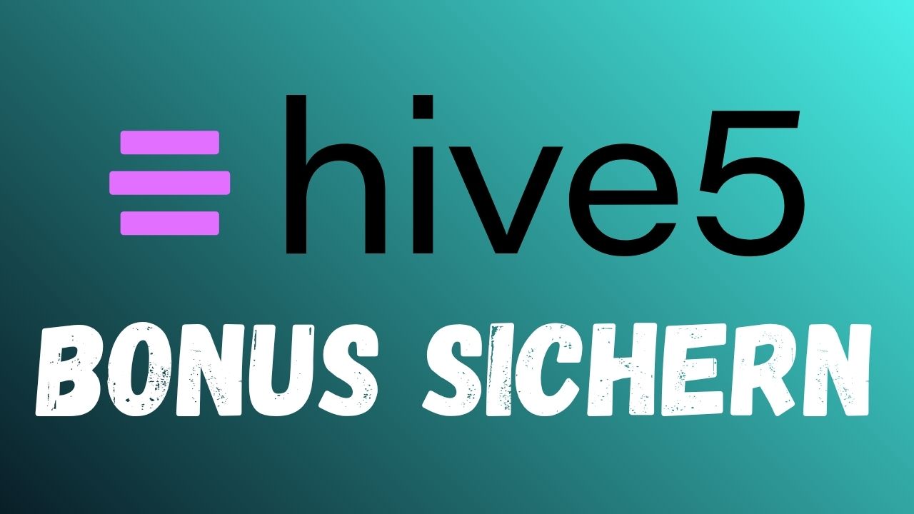 Hive5 Bonus 2026: 1 Prozent Cashback für Neukunden sichern