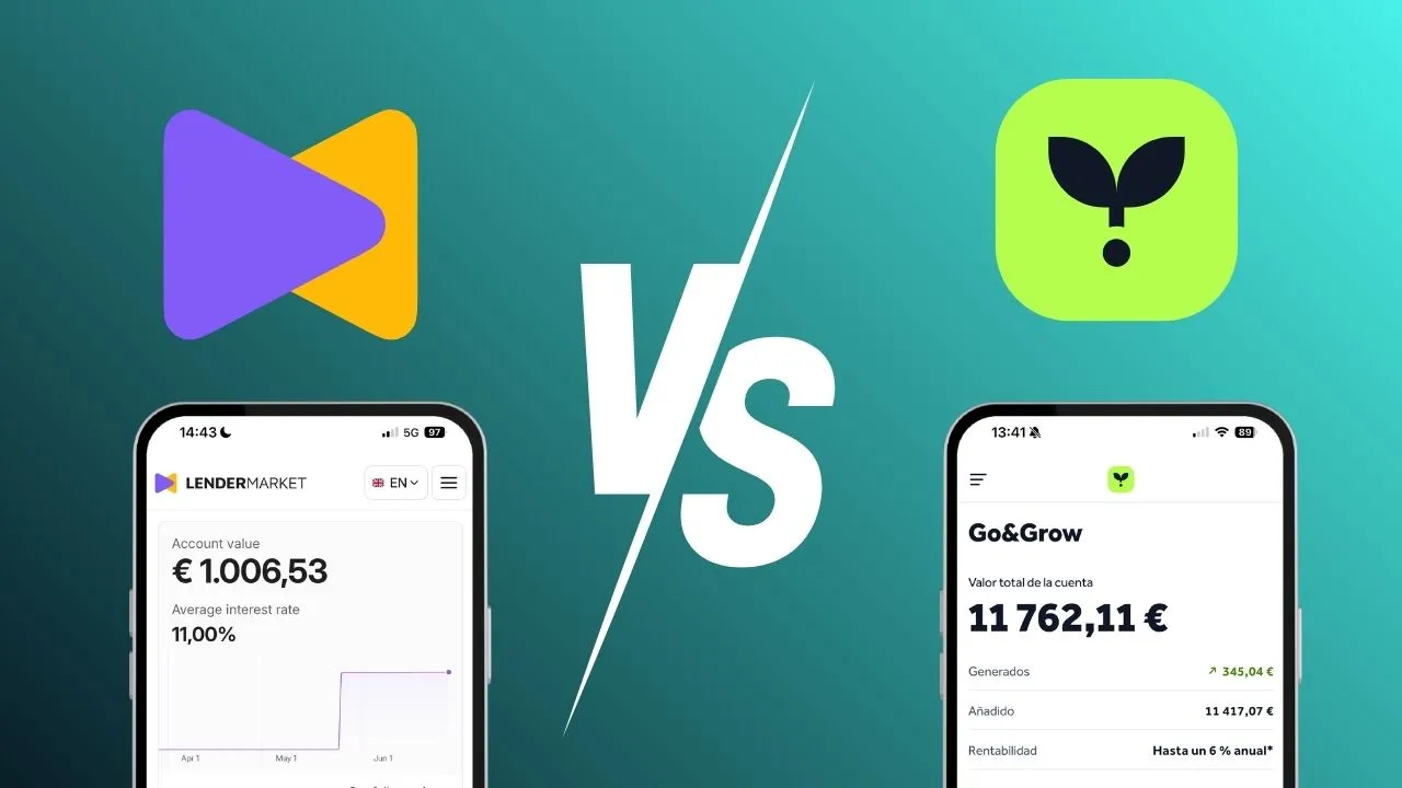 Lendermarket vs Bondora Go and Grow Vergleich 2026 - 13,46 Prozent gegen 6 Prozent Track Record