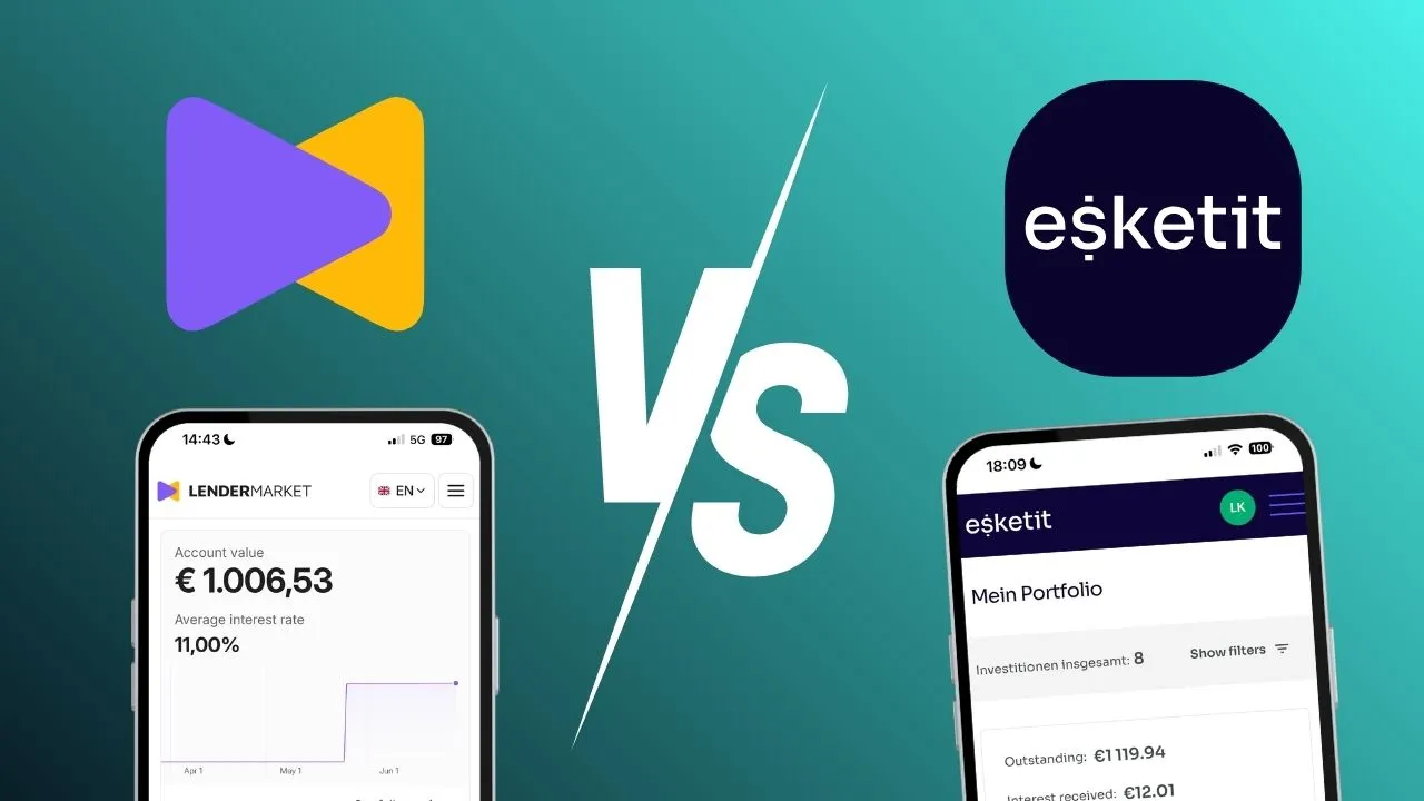 Lendermarket vs Esketit Vergleich 2026 - ECSP-Lizenz gegen unregulierten Creamfinance-Konzern