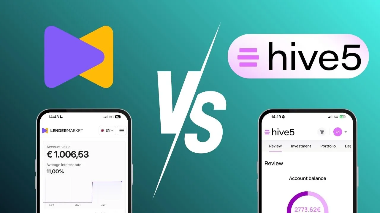 Lendermarket vs Hive5 Vergleich 2026 - ECSP-Lizenz gegen 30-Tage-Kurzläufer mit Loyalty-Bonus