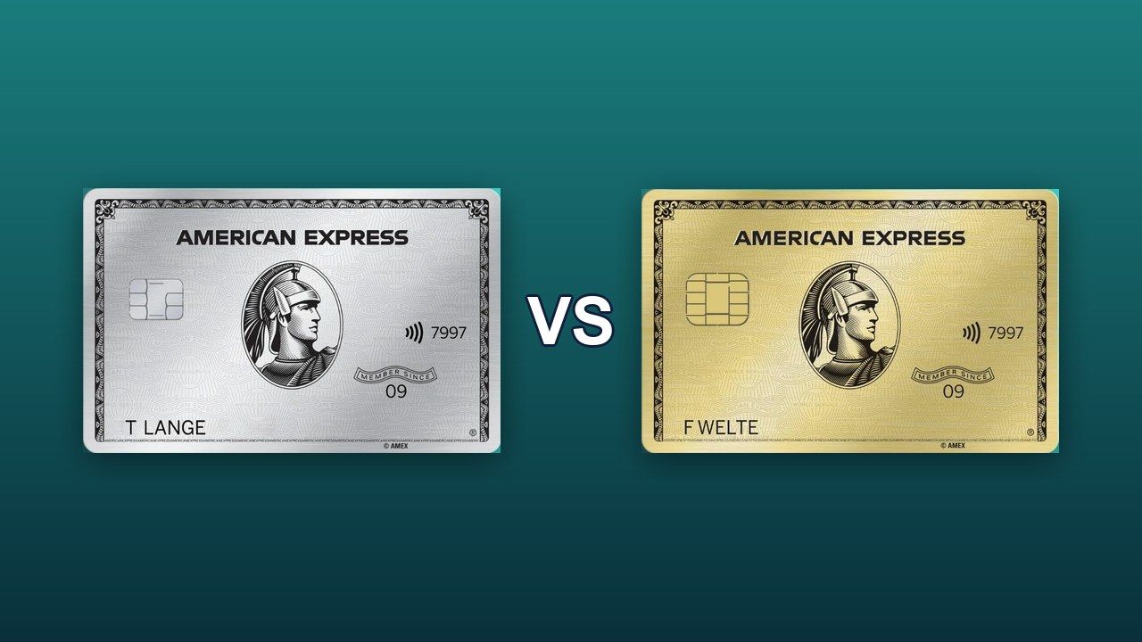 American Express Gold vs Platinum Kreditkarten Vergleich 2026